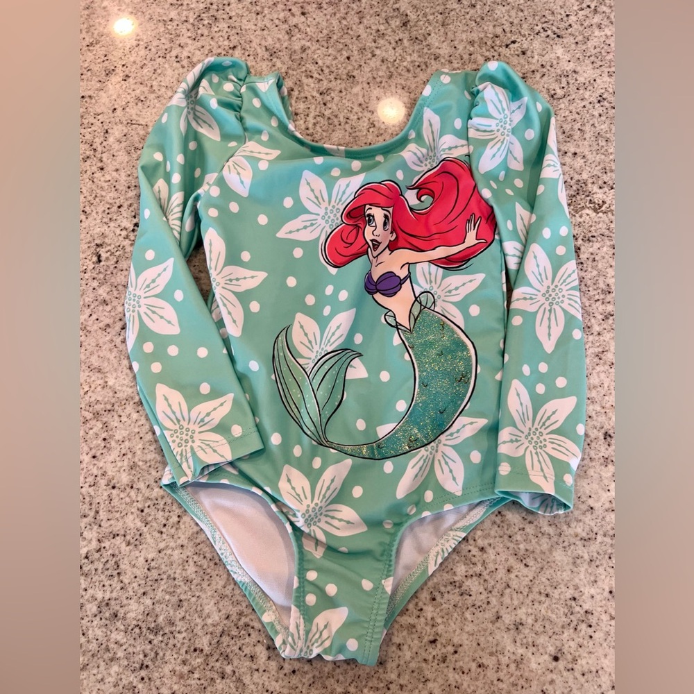 Disney Little Mermaid Swimsuit toddler girl 2T
